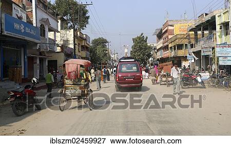 "Street scene in Rajbiraj, Terai region, Nepal, Asia" View Large Photo Image Stock Photo - "Street scene in Rajbiraj, Terai region, Nepal, Asia". Fotosearch