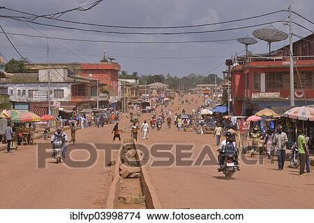 "Street scene, Koidu, Koidu-Sefadu, Kono District, Eastern Province, Sierra Leone, Africa" View Large Photo Image Picture - "Street scene, Koidu, Koidu-Sefadu, Kono District, Eastern Province, Sierra Leone, Africa". Fotosearch