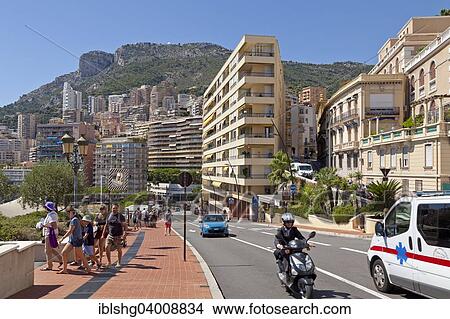 "Street scene, Monaco, Europe" View Large Photo Image Picture - "Street scene, Monaco, Europe". Fotosearch