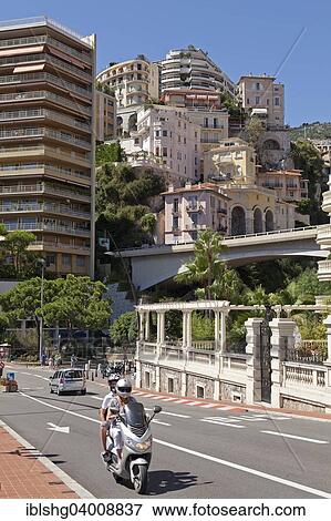 Stock Photo - "Street scene, Monaco, Europe". Fotosearch