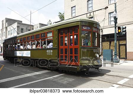 "Streetcar, New Orleans, Louisiana, USA" View Large Photo Image Stock Image - "Streetcar, New Orleans, Louisiana, USA". Fotosearch