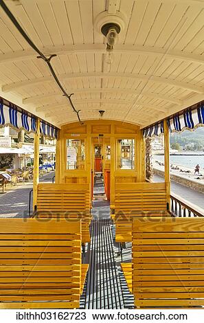 "Streetcar, Sierra de Tramuntana, Majorca, Balearic Islands, Spain, Europe" View Large Photo Image Stock Image - "Streetcar, Sierra de Tramuntana, Majorca, Balearic Islands, Spain, Europe". Fotosearch