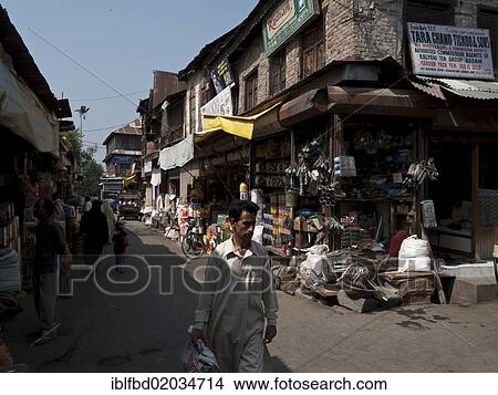"Streetscene in Srinagar, Jammu and Kashmir, India, Asia" View Large Photo Image Picture - "Streetscene in Srinagar, Jammu and Kashmir, India, Asia". Fotosearch