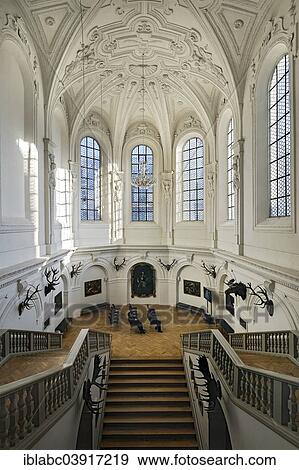 "Stucco ceiling and stairs in the German Hunting and Fishing Museum, Munich, Upper Bavaria, Bavaria, Germany, Europe" View Large Photo Image Stock Photo - "Stucco ceiling and stairs in the German Hunting and Fishing Museum, Munich, Upper Bavaria, Bavaria, Germany, Europe". Fotosearch