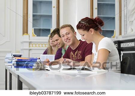 "Students studying in the departmental library of the University of Hohenheim in Schloss Hohenheim Palace, Stuttgart, Baden-Wurttemberg, Germany, Europe" View Large Photo Image Stock Photo - "Students studying in the departmental library of the University of Hohenheim in Schloss Hohenheim Palace, Stuttgart, Baden-Wurttemberg, Germany, Europe". Fotosearch