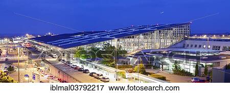 Stock Photo - "Stuttgart Airport, Stuttgart, Baden-Wurttemberg, Germany, Europe". Fotosearch