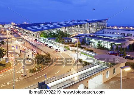 Stock Photo - "Stuttgart Airport, Stuttgart, Baden-Wurttemberg, Germany, Europe". Fotosearch