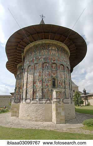 "Sucevi? ¢a Monastery, Sucevi? ¢a, Suceava County, Romania, Europe" View Large Photo Image Stock Photo - "Sucevi? ¢a Monastery, Sucevi? ¢a, Suceava County, Romania, Europe". Fotosearch