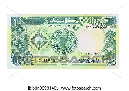 Stock Photography - Sudanese one pound banknote. Fotosearch