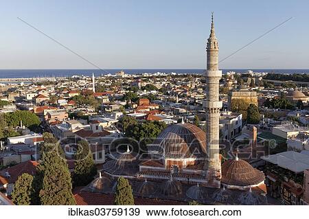 "Sueleymaniye Mosque, City of Rhodes, Island of Rhodes, Dodecanese Islands, Greece, Europe" View Large Photo Image Stock Photo - "Sueleymaniye Mosque, City of Rhodes, Island of Rhodes, Dodecanese Islands, Greece, Europe". Fotosearch