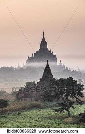 "Sulamani Temple in the morning mist, stupas and pagodas in the temple complex of the Plateau of Bagan, Mandalay Division, Myanmar or Burma" View Large Photo Image Stock Photo - "Sulamani Temple in the morning mist, stupas and pagodas in the temple complex of the Plateau of Bagan, Mandalay Division, Myanmar or Burma". Fotosearch