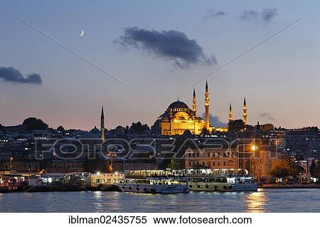"Suleymaniye Mosque, with Rustem Pasha Mosque on the left, Golden Horn, Istanbul, european side, Turkey, Europe, PublicGround, Asia" View Large Photo Image Stock Photography - "Suleymaniye Mosque, with Rustem Pasha Mosque on the left, Golden Horn, Istanbul, european side, Turkey, Europe, PublicGround, Asia". Fotosearch