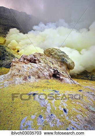 "Sulfur fumarole at Ijen Volcano, Kawah ljen, Eastern Java, Java, Indonesia, Asia" View Large Photo Image Stock Image - "Sulfur fumarole at Ijen Volcano, Kawah ljen, Eastern Java, Java, Indonesia, Asia". Fotosearch