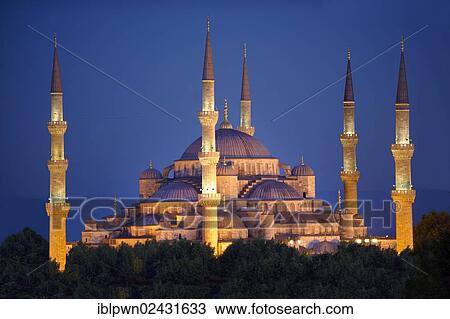 "Sultan Ahmed Mosque, Sultanahmet Camii, or Blue Mosque, built from 1609 to 1616, during the reign of Ahmed I, Istanbul, Turkey, Asia" View Large Photo Image Stock Image - "Sultan Ahmed Mosque, Sultanahmet Camii, or Blue Mosque, built from 1609 to 1616, during the reign of Ahmed I, Istanbul, Turkey, Asia". Fotosearch