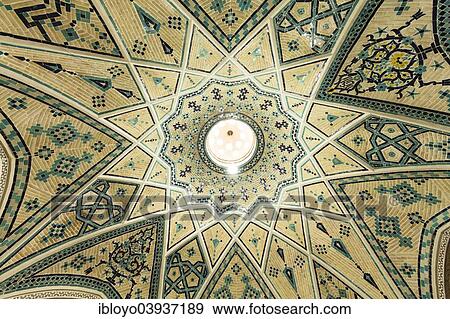 Stock Photo - "Sultan Amir Ahmad Bathhouse, Hammam-e Sultan Amir Ahmad, also known as the Qasemi Bathhouse, a traditional Iranian public bathhouse, Kashan, Iran, Asia". Fotosearch