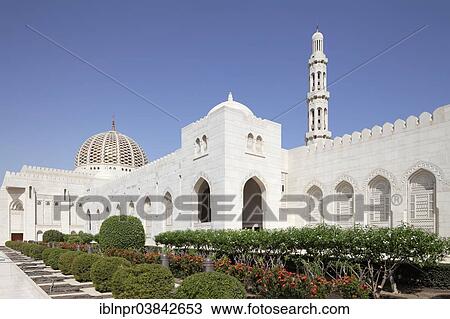 "Sultan Qaboos Grand Mosque, Muscat, Oman, Asia" View Large Photo Image Stock Image - "Sultan Qaboos Grand Mosque, Muscat, Oman, Asia". Fotosearch