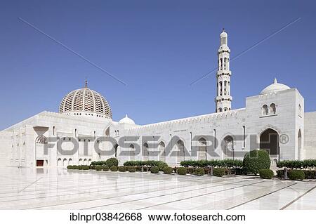 "Sultan Qaboos Grand Mosque, Muscat, Oman, Asia" View Large Photo Image Stock Photo - "Sultan Qaboos Grand Mosque, Muscat, Oman, Asia". Fotosearch