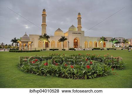 "Sultan Qaboos Mosque at dusk, classical Medina architecture, Salalah, Orient, Oman, Asia" View Large Photo Image Stock Photo - "Sultan Qaboos Mosque at dusk, classical Medina architecture, Salalah, Orient, Oman, Asia". Fotosearch