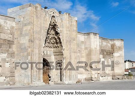 Stock Image - "Sultanhani caravanserai on the former silk road, Sultanhani, Anatolia, Turkey, Asia". Fotosearch