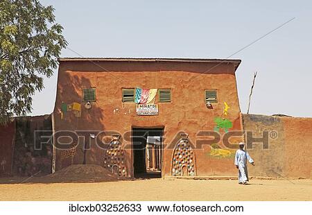 Stock Image - "Sultan's Palace, Pouss, Far North, Cameroon, Africa". Fotosearch