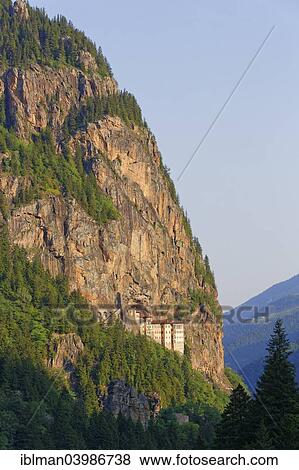 "Sumela Monastery or Sumela Manastiri, Trabzon Province, Pontic Mountains, Black Sea Region, Turkey, Asia" View Large Photo Image Stock Photo - "Sumela Monastery or Sumela Manastiri, Trabzon Province, Pontic Mountains, Black Sea Region, Turkey, Asia". Fotosearch