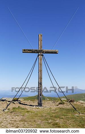 "Summit cross, Ladinger Spitz Mountain, Saualpe alp, Central Eastern Alps, Wolfsberg, Carinthia, Austria, Europe" View Large Photo Image Stock Image - "Summit cross, Ladinger Spitz Mountain, Saualpe alp, Central Eastern Alps, Wolfsberg, Carinthia, Austria, Europe". Fotosearch
