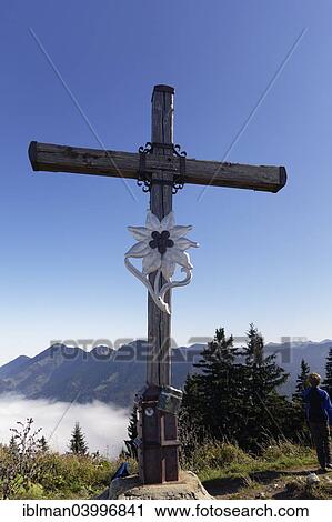 "Summit cross, Mt Heuberg near Nussdorf am Inn, Chiemgau Alps, Chiemgau, Upper Bavaria, Bavaria, Germany, Europe" View Large Photo Image Stock Image - "Summit cross, Mt Heuberg near Nussdorf am Inn, Chiemgau Alps, Chiemgau, Upper Bavaria, Bavaria, Germany, Europe". Fotosearch