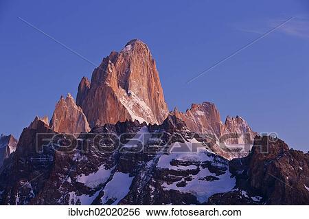 "Summit of Fitz Roy Mountain, Patagonia, Argentina, South America" View Large Photo Image Stock Photograph - "Summit of Fitz Roy Mountain, Patagonia, Argentina, South America". Fotosearch