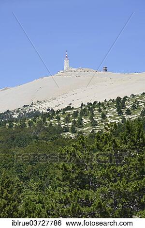 Stock Photograph - "Summit of Mont Ventoux, Departement Vaucluse, Provence-Alpes-Cote dâ€™Azur, France, Europe". Fotosearch