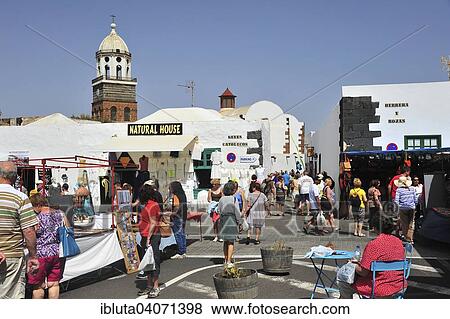 "Sunday market, Teguise, Lanzarote, Canary Islands, Spain, Europe" View Large Photo Image Stock Photo - "Sunday market, Teguise, Lanzarote, Canary Islands, Spain, Europe". Fotosearch