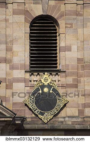 "Sundial on St. Salvator Cathedral of Fulda, Fulda Cathedral, Fulda, Fulda, Hesse, Germany, Europe" View Large Photo Image Stock Photo - "Sundial on St. Salvator Cathedral of Fulda, Fulda Cathedral, Fulda, Fulda, Hesse, Germany, Europe". Fotosearch