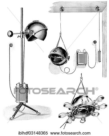 "Sunlamp, state of the art of therapeutic technique, early 20th Century, illustration" View Large Photo Image Stock Photography - "Sunlamp, state of the art of therapeutic technique, early 20th Century, illustration". Fotosearch