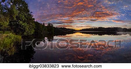 "Sunrise at a lake, near Ed, Dalsland, Vastra Gotaland, Sweden, Europe" View Large Photo Image Stock Image - "Sunrise at a lake, near Ed, Dalsland, Vastra Gotaland, Sweden, Europe". Fotosearch