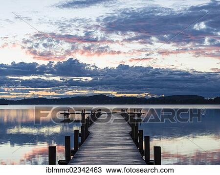 "Sunrise at Lake Woerthsee, Bavaria, Germany, Europe" View Large Photo Image Stock Image - "Sunrise at Lake Woerthsee, Bavaria, Germany, Europe". Fotosearch