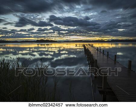 "Sunrise at Lake Woerthsee, Bavaria, Germany, Europe" View Large Photo Image Stock Photo - "Sunrise at Lake Woerthsee, Bavaria, Germany, Europe". Fotosearch