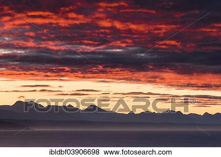 "Sunrise on the coast of the Indian Ocean, mountain ridge, Plettenberg Bay or Plettenbergbaai, Garden Route, Eden District, Western Cape, South Africa, Africa" View Large Photo Image Stock Photo - "Sunrise on the coast of the Indian Ocean, mountain ridge, Plettenberg Bay or Plettenbergbaai, Garden Route, Eden District, Western Cape, South Africa, Africa". Fotosearch