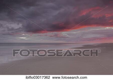 "Sunrise on the North Sea, Norddorf, Insel Amrum, Schleswig-Holstein, Germany, Europe" View Large Photo Image Stock Image - "Sunrise on the North Sea, Norddorf, Insel Amrum, Schleswig-Holstein, Germany, Europe". Fotosearch
