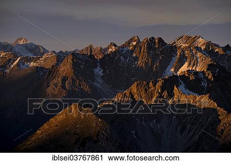 "Sunrise over the Lech Valley Alps, Ehrwald, Tyrol, Austria, Europe" View Large Photo Image Stock Image - "Sunrise over the Lech Valley Alps, Ehrwald, Tyrol, Austria, Europe". Fotosearch