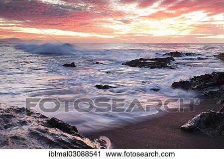 "Sunset at the beach, Ajuy, Fuerteventura, Canary Islands, Spain, Europe" View Large Photo Image Stock Image - "Sunset at the beach, Ajuy, Fuerteventura, Canary Islands, Spain, Europe". Fotosearch