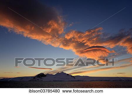 "Sunset, cloud formation, Weddell Sea, Antarctica" View Large Photo Image Stock Image - "Sunset, cloud formation, Weddell Sea, Antarctica". Fotosearch