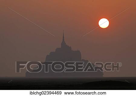 "Sunset, Mont Saint Michel, UNESCO World Heritage Site, Brittany, Bretagne, France, Europe" View Large Photo Image Stock Photo - "Sunset, Mont Saint Michel, UNESCO World Heritage Site, Brittany, Bretagne, France, Europe". Fotosearch