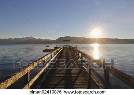 "Sunset on lake Attersee, Weyregg, Salzkammergut region, Upper Austria, Austria, Europe" View Large Photo Image Stock Photograph - "Sunset on lake Attersee, Weyregg, Salzkammergut region, Upper Austria, Austria, Europe". Fotosearch