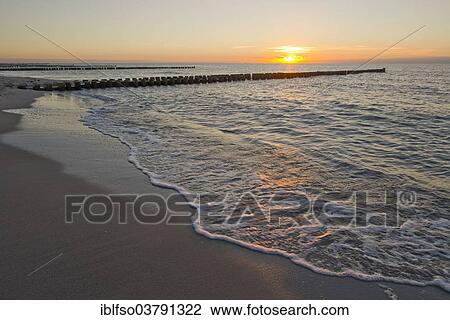 "Sunset on the Baltic Sea, Ahrenshoop resort, Mecklenburg-Vorpommern, Germany, Europe" View Large Photo Image Stock Image - "Sunset on the Baltic Sea, Ahrenshoop resort, Mecklenburg-Vorpommern, Germany, Europe". Fotosearch