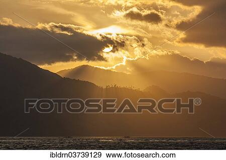 "Sunset on the north coast, Moyo, Sumbawa, Nusa Tenggara Barat, Indonesia, Asia" View Large Photo Image Stock Photo - "Sunset on the north coast, Moyo, Sumbawa, Nusa Tenggara Barat, Indonesia, Asia". Fotosearch