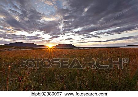 "Sunset on the Snaefellsness peninsula, Iceland, Europe" View Large Photo Image Stock Photo - "Sunset on the Snaefellsness peninsula, Iceland, Europe". Fotosearch