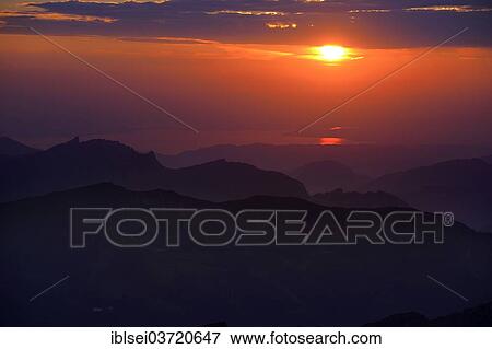 "Sunset over the Allgaeu Alps, Lake Constance at the rear, Allgauer Alpen, Tyrol, Austria, Europe" View Large Photo Image Stock Photo - "Sunset over the Allgaeu Alps, Lake Constance at the rear, Allgauer Alpen, Tyrol, Austria, Europe". Fotosearch