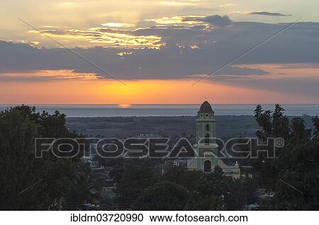 "Sunset over the historic town centre of Trinidad, Trinidad, Sancti Spiritus Province, Cuba, North America" View Large Photo Image Stock Image - "Sunset over the historic town centre of Trinidad, Trinidad, Sancti Spiritus Province, Cuba, North America". Fotosearch