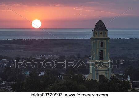 "Sunset over the historic town centre of Trinidad, Trinidad, Sancti Spiritus Province, Cuba, North America" View Large Photo Image Stock Image - "Sunset over the historic town centre of Trinidad, Trinidad, Sancti Spiritus Province, Cuba, North America". Fotosearch