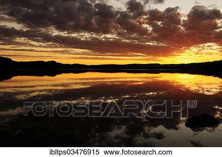 "Sunset over the Lake of Two Rivers, Algonquin Provincial Park, Ontario Province, Canada, North America" View Large Photo Image Stock Photography - "Sunset over the Lake of Two Rivers, Algonquin Provincial Park, Ontario Province, Canada, North America". Fotosearch