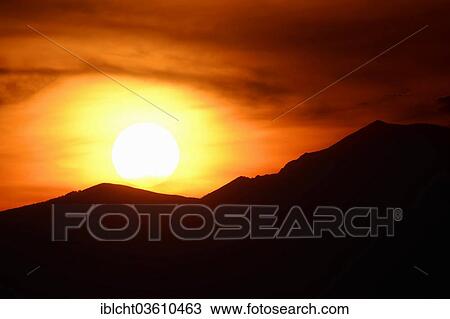 "Sunset over the mountains, Central Macedonia, Greece, Europe" View Large Photo Image Stock Image - "Sunset over the mountains, Central Macedonia, Greece, Europe". Fotosearch